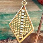 Joan Rivers  Gold-Tone Rhinestone Dangle Earrings Photo 3