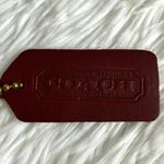 Coach Vintage Dark Red Replacement Hang Tag Hangtag Bag Charm Photo 0