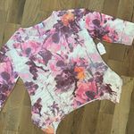 Time & Tru  Pink Floral Sublimation Top Size L Photo 10