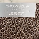 Chico's New Chico’s Pants Brown So Slimming Brigitte Slim Leg 12R Button Ankle $89.50 Photo 7