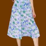 Vintage Handmade Purple & Green Floral Girly Cottage Knee Photo 1