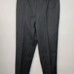 Harvé Benard Harve Benard Gray Pinstripe Wool Lined Trousers Sz 10 31" waist Photo 2
