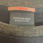 Scotch & Soda  Black and Gold Knit Trim Top Photo 2