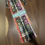 SKIMS  Mesh Long Sleeve Dress Orchid Cabinet M graphic maxi nwot boho rare party Photo 3