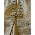 Massini Nina  gold embellished jacket / blazer sz 12 Photo 4