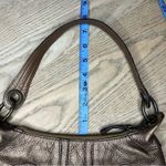 Banana Republic Metallic Brown Leather Crescent Shoulder Bag Small Y2K 90s Photo 6