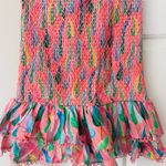 Farm Rio  Printed Smocked Mini Skirt, Size XS Photo 6
