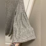 ZARA Trafulac Heather Gray Long Bell Sleeve Blouse Shirt Photo 3