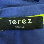 Terez  Blue Round Neck Short Sleeve Knit Pullover Activewear Casual Shirt Top S Photo 2