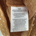 BCBGeneration  Caramel Swiss Dot Mini Dress Bell Sleeve V-Neck Acrylic Nylon EUC Photo 7