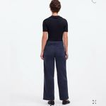 Madewell NWT The Emmett Wide-Leg Pant Patch Pocket Edition Classic Navy- Size 25 Photo 2