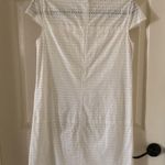 ZARA NEW White Shift Dress Cap Sleeve Seersucker Size Small T-Shirt Brunch NWOT Photo 2