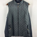 Joan Rivers Women’s Size 2X Black Puffer Vest Photo 0
