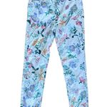 Buffalo David Bitton Women Pants Size 4 S Havana Jeans White Floral High Rise Photo 1