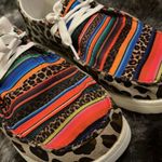 Western serape leopard print slip on shoes Multi Size 8 Photo 2