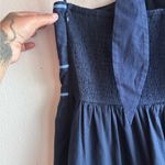 Sachin & Babi Reid Cutout Cotton Halterneck Midi Dress Size 12 Blue Photo 5