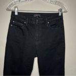 Quince  Bella Black High Rise Straight Leg Organic Cotton Blend Ankle Denim Jeans Photo 5