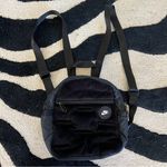Nike Sportswear Futura Black Velour Mini Backpack Photo 3