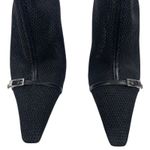 Saint Laurent  Oxalis 115mm Mesh Pointed Toe Ankle Boots Black Size 37 Photo 4