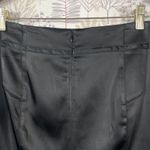 Body by Victoria Black Satin Pencil Skirt 10 Classic Sleek Career Silhouette Photo 4