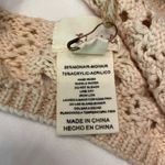 Listicle Crochet Festival Fairy Summer Halter Top in Tan Photo 11