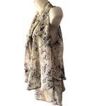 LOVE HAIGHT Layered Tiered Browns Sleeveless Silky Blouse ~ Women's Size SMALL Brown Photo 3