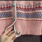 Veronica Beard  Cheshire Fair Isle Cardigan Sweater Size S Photo 3