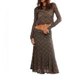 Free People NWOT women's Laney Long Sleeved Set Olive Green Photo 1