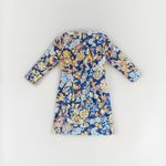 J. McLaughlin  Catalina Cloth Catalyst Floral Midi Dress Navy Multi Size XS Photo 8