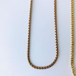 None Bundle Of Silver, Rose Gold, And Gold Tone Chain Necklaces, Stainless Steel, 3 Photo 9