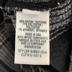 Bella Dahl  Ivy Tie Up Windowpane Grid Long Sleeve Plaid Gauze Blouse Size S Photo 6