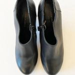 Cynthia Rowley NY Lovebird Black Leather Low Ankle Boot Heels Shootie Size 7.5 Photo 7
