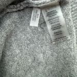 Calvin Klein Hoodie Sweater Gray Logo Drawstring Women's Grey Tight Knit EUC Photo 7