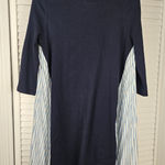 Pomander Place Tuckernuck Navy Blue Knit Devon Dress‎ Small Oversized Photo 0