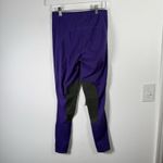 Kerrits  Fleece Knee Patch Riding Tight Breeches Purple Equestrian Womens Med Photo 4