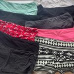 Charlotte Russe  Women's Athletic Shorts - Black, Pink, Green, Patterned Photo 2