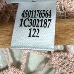 Chico's Cardigan Womens S Pink 100% Cotton Floral Crochet Lace Tie Front Boho Photo 3