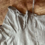 Aerie Women’s  Cropped V-Neck Grey Shirt Size XXL Photo 2