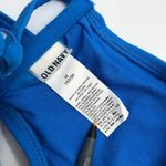 Old Navy Womens Blue Bikini Top Removable Cups Strappy Back Adjustable Straps M Photo 2