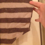 Glam  Short Sleeve Striped Sweater Size Medium EUC Photo 1