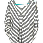 Ella Moss  size Small rayon flax blend short sleeve blouse‎ poncho like style Photo 0