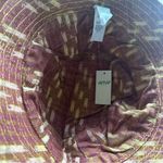 Aerie Unisex Pink & Yellow Cotton Reversible Bucket Hat NWT Photo 1