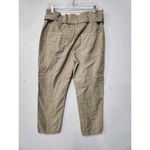Free People  Tan Button Fly Belted Cargo Pants Size 2. A39 Photo 1
