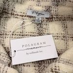 Polagram New With Tags  Neutral Plaid Shacket Sz M Photo 6