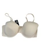 Organic Basics Cotton Core Full Coverage Bra, Vanilla, Size 40DD, NWT # White Photo 2