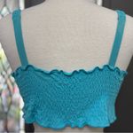 Fashion Forms Turquoise Lace Cami Size Medium Blue Photo 3