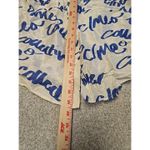 C/MEO COLLECTIVE  Slow Burn Long Sleeve Short Logo Print Cream Oversized XXS Photo 11