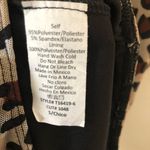 21 Saints Womens Animal Print Sleeveless Bodysuit Black Photo 4