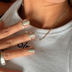 Sterling Silver 18K Gold Over 925  Italian 18”. New Photo 3