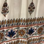 Fig & Flower Top Tunic Floral Crochet White Peasant Prairie SZ MD Boho Chic Y2K Size M Photo 8